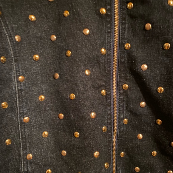 Vintage denim blazer - Picture 3 of 4